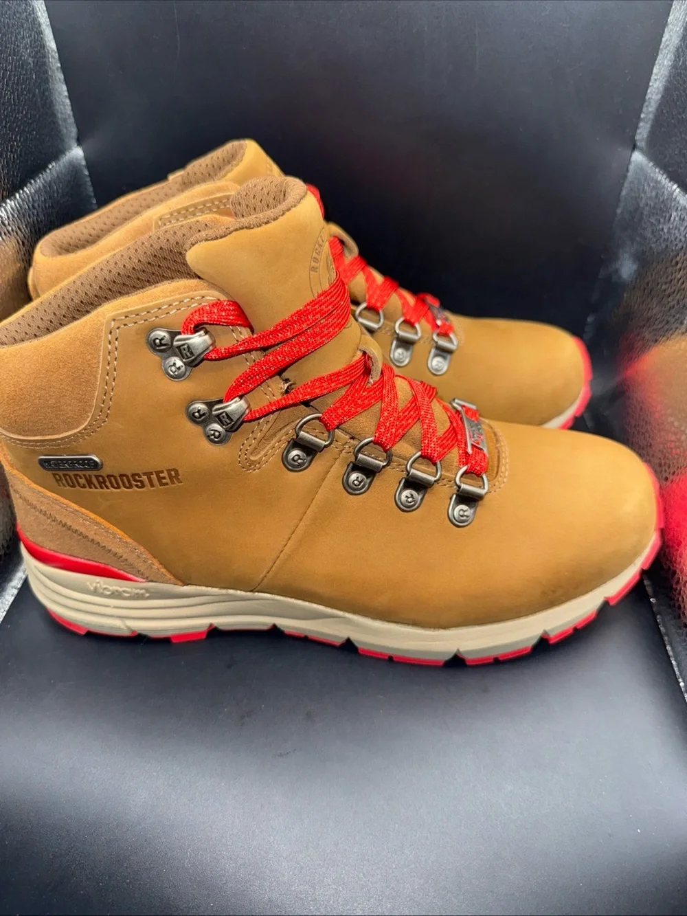 Size 8 - ROCKROOSTER Wayland 6 Inch Waterproof Hiking Shoes VK6251 MSRP $119.99